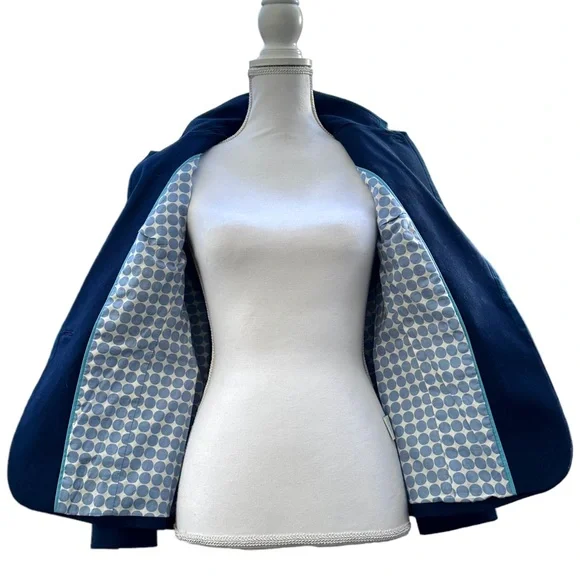 Boden - Picardy Tipped Navy Cotton Blaze, Size 6P - Picture 6 of 14